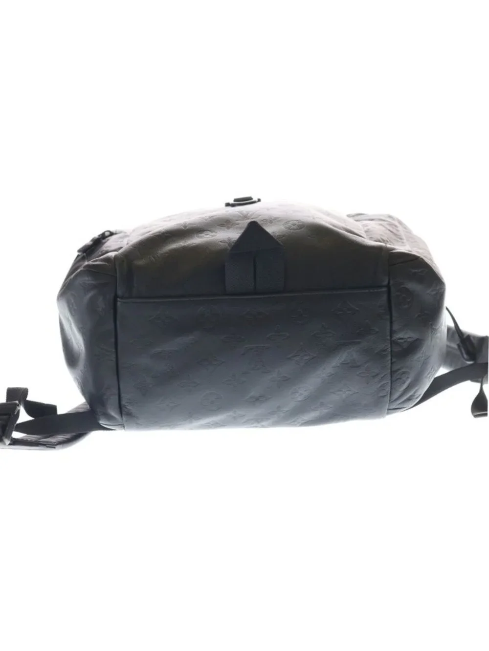 Louis Vuitton Monogram Shadow Discovery Backpack Black Leather